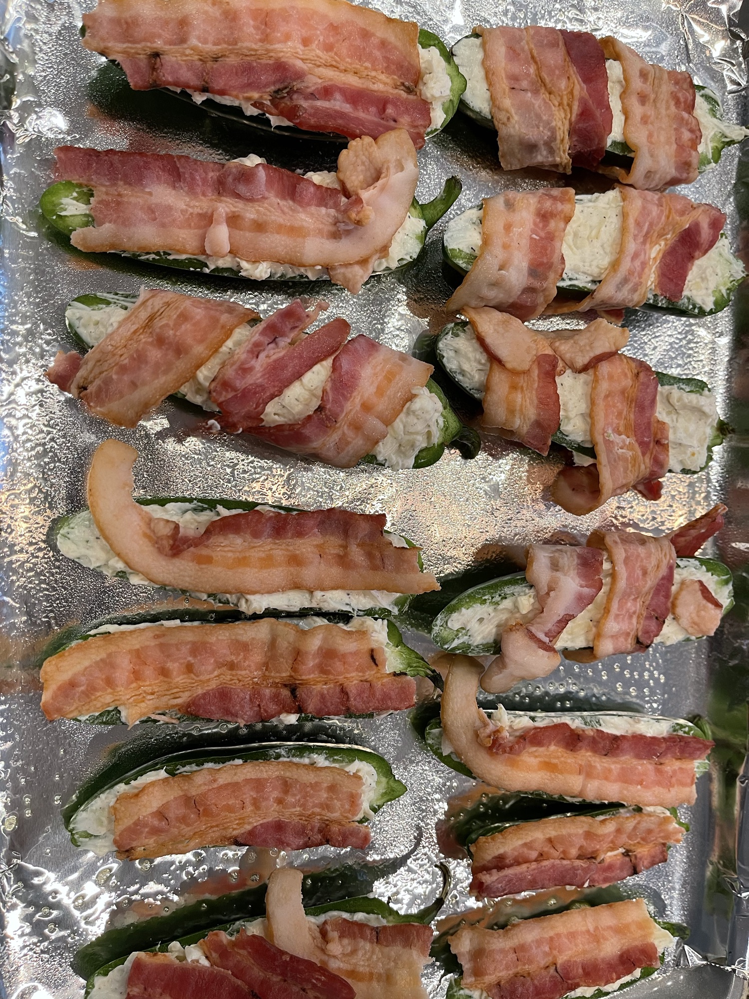 Bacon Wrapped Jalapeno Poppers